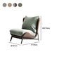 Velvet Armless Chair Pillow Back Chair for Living Room, 30.70" Wide Clearhalo 'Accent Chairs' 'accent_chairs' 'Chairs & Seating' 'furn' 'furn_accent_chairs' 'Furniture' 'Living Room Furniture' 6120257