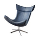 Swivel Armless Chair Faux Leather Chair with 4-Star Leg, 30.70" Wide Clearhalo 'Accent Chairs' 'accent_chairs' 'Chairs & Seating' 'furn' 'furn_accent_chairs' 'Furniture' 'Living Room Furniture' 6120264