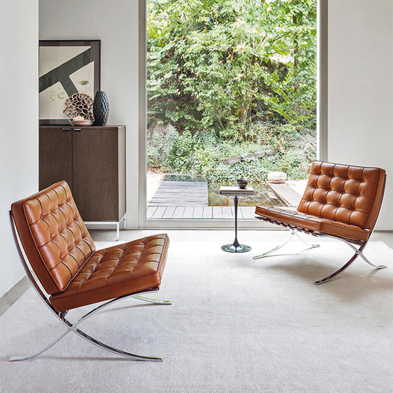 31.49" Wide Armless Chair Faux Leather Chair with Tufted Back Clearhalo 'Accent Chairs' 'accent_chairs' 'Chairs & Seating' 'furn' 'furn_accent_chairs' 'Furniture' 'Living Room Furniture' 6120277