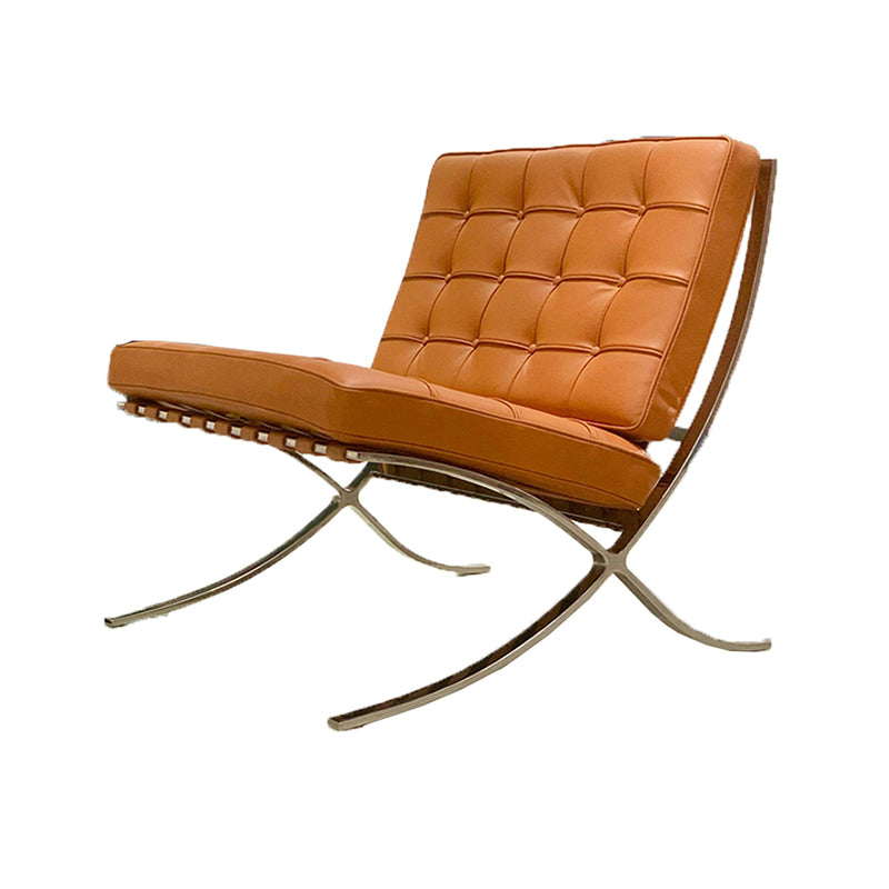 31.49" Wide Armless Chair Faux Leather Chair with Tufted Back Clearhalo 'Accent Chairs' 'accent_chairs' 'Chairs & Seating' 'furn' 'furn_accent_chairs' 'Furniture' 'Living Room Furniture' 6120278