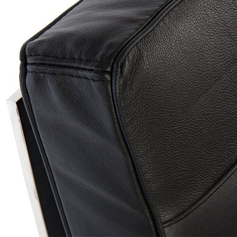 31.49" Wide Armless Chair Faux Leather Chair with Tufted Back Clearhalo 'Accent Chairs' 'accent_chairs' 'Chairs & Seating' 'furn' 'furn_accent_chairs' 'Furniture' 'Living Room Furniture' 6120283