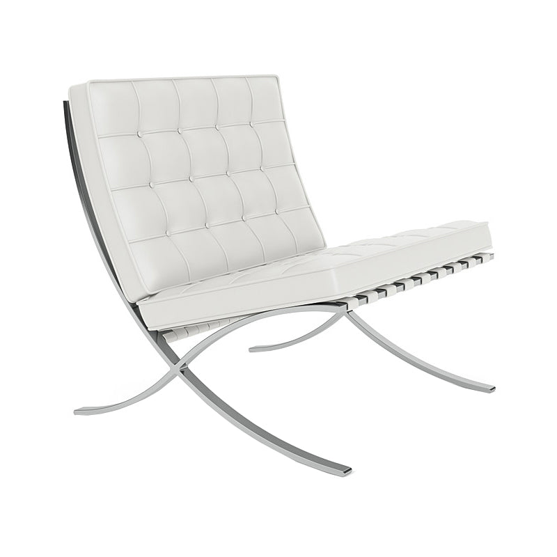 31.49" Wide Armless Chair Faux Leather Chair with Tufted Back Clearhalo 'Accent Chairs' 'accent_chairs' 'Chairs & Seating' 'furn' 'furn_accent_chairs' 'Furniture' 'Living Room Furniture' 6120286