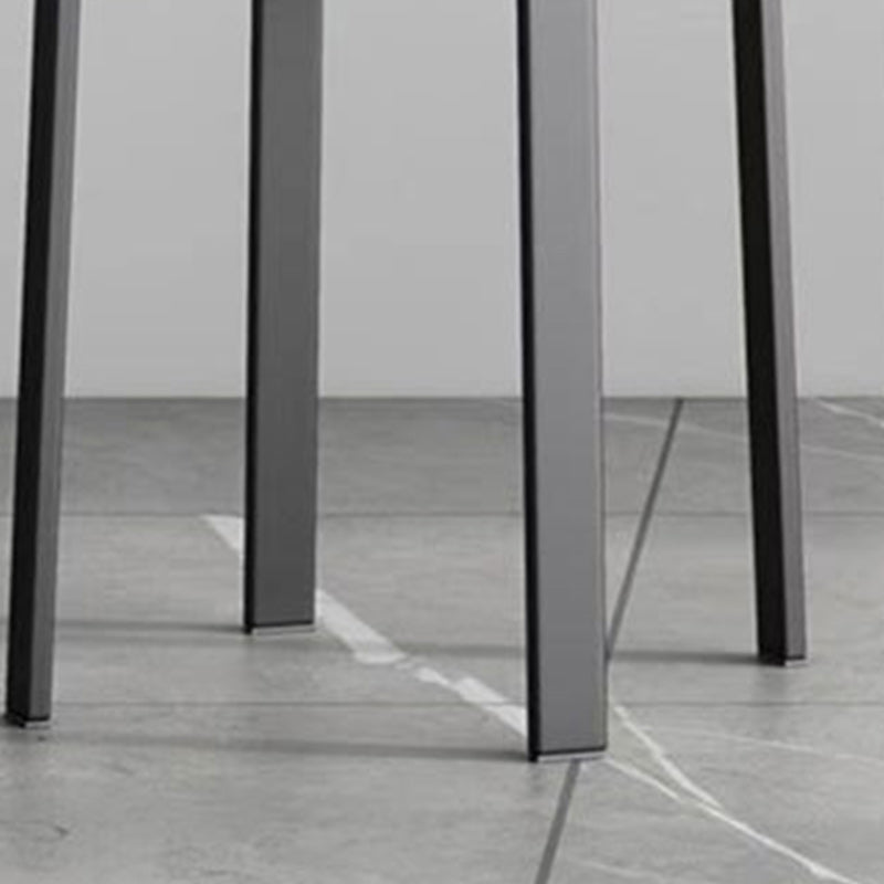 Modern Ottoman Fabric Upholstered Solid Color Metal Frame Round Ottoman Clearhalo 'furn' 'furn_ottomans_poufs' 'Furniture' 'Living Room Furniture' 'Ottomans & Poufs' 'ottomans_poufs' 6120529