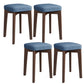 Modern Leather Ottoman Water Resistant Standard Square Chair Ottoman Blue 4 Piece Set Brown Clearhalo 'furn' 'furn_ottomans_poufs' 'Furniture' 'Living Room Furniture' 'Ottomans & Poufs' 'ottomans_poufs' 6120571
