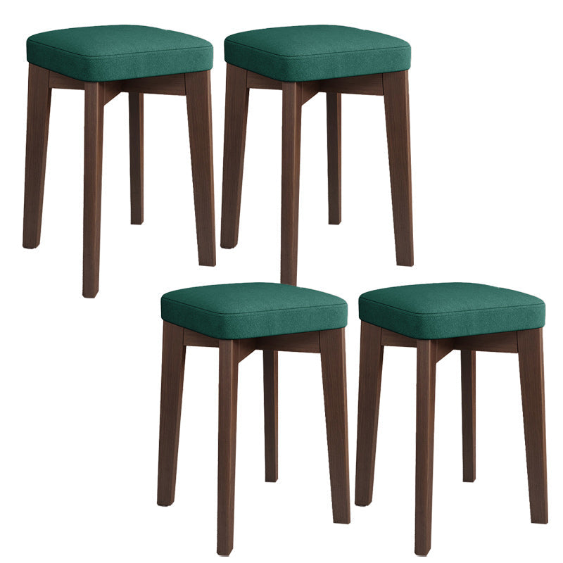 Modern Leather Ottoman Water Resistant Standard Square Chair Ottoman Green 4 Piece Set Brown Clearhalo 'furn' 'furn_ottomans_poufs' 'Furniture' 'Living Room Furniture' 'Ottomans & Poufs' 'ottomans_poufs' 6120574