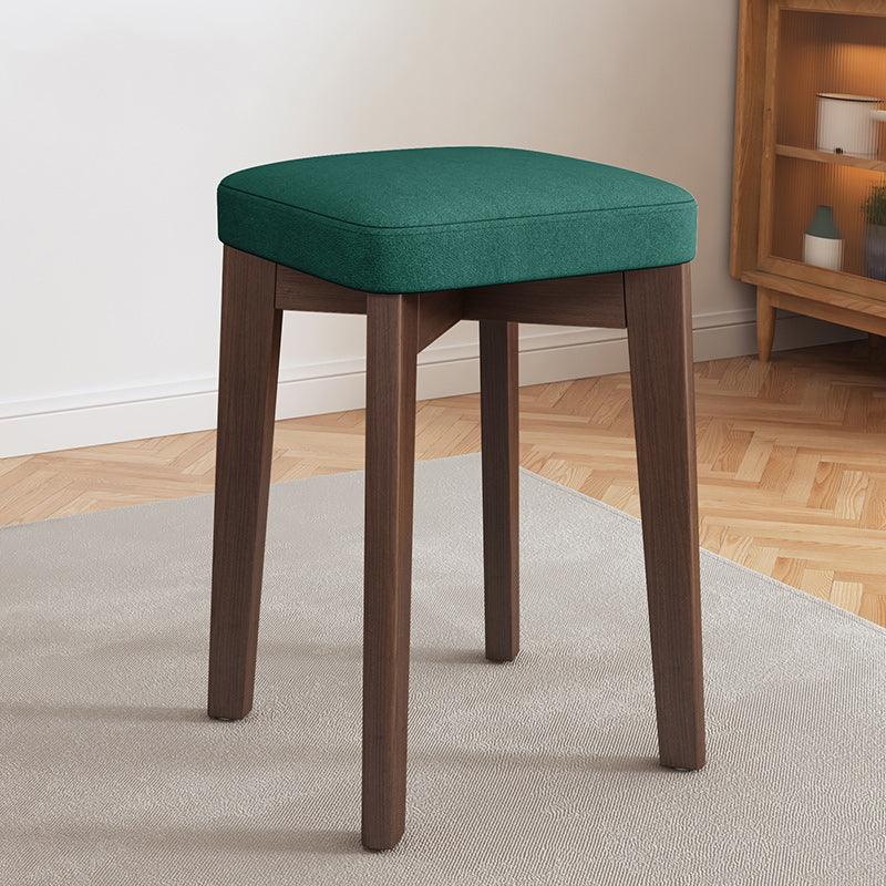 Modern Leather Ottoman Water Resistant Standard Square Chair Ottoman Green 1 Piece Brown Clearhalo 'furn' 'furn_ottomans_poufs' 'Furniture' 'Living Room Furniture' 'Ottomans & Poufs' 'ottomans_poufs' 6120589