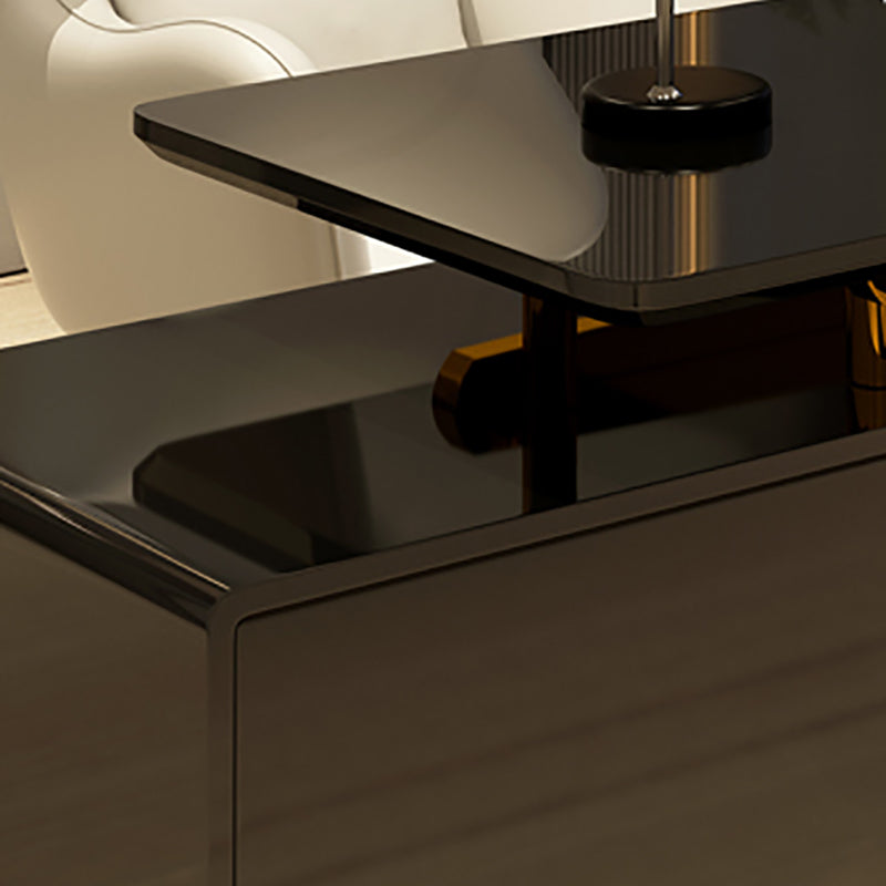 23.6" Wide Office Desk with 3 Storage Drawers Computer Desk Artificial Wood Clearhalo 'furn' 'furn_office_desk' 'Furniture' 'Office Desks' 'Office Furniture' 'office_desk' 6120809