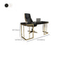 Artificial Wood Writing Desk Rectangular Sled Office Desk for Office Clearhalo 'furn' 'furn_office_desk' 'Furniture' 'Office Desks' 'Office Furniture' 'office_desk' 6120842