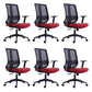 Contemporary Chair Adjustable Arms Adjustable Seat Height Swive Office Chair Without Headrest 6 Piece Set Clearhalo 'furn' 'furn_office_chair' 'Furniture' 'Office Chairs' 'Office Furniture' 'office_chair' 6121041