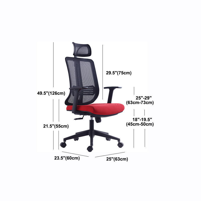 Contemporary Chair Adjustable Arms Adjustable Seat Height Swive Office Chair Clearhalo 'furn' 'furn_office_chair' 'Furniture' 'Office Chairs' 'Office Furniture' 'office_chair' 6121045