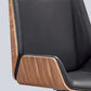 Contemporary High Back Office Chair Black Executive Faux Leather Chair Clearhalo 'furn' 'furn_office_chair' 'Furniture' 'Office Chairs' 'Office Furniture' 'office_chair' 6121056