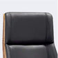 Contemporary High Back Office Chair Black Executive Faux Leather Chair Clearhalo 'furn' 'furn_office_chair' 'Furniture' 'Office Chairs' 'Office Furniture' 'office_chair' 6121059
