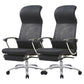 Fauteuil contemporain à bras fixes, mécanisme d'inclinaison, chaise de bureau noire