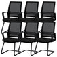 Modern & Contemporary Mid-Back Chair Conference Office Chair Black 6 Piece Set Clearhalo 'furn' 'furn_office_chair' 'Furniture' 'Office Chairs' 'Office Furniture' 'office_chair' 6121092