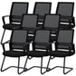 Modern & Contemporary Mid-Back Chair Conference Office Chair Black 8 Piece Set Clearhalo 'furn' 'furn_office_chair' 'Furniture' 'Office Chairs' 'Office Furniture' 'office_chair' 6121093