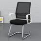 Modern & Contemporary Mid-Back Chair Conference Office Chair Matte Black 1 Piece Clearhalo 'furn' 'furn_office_chair' 'Furniture' 'Office Chairs' 'Office Furniture' 'office_chair' 6121095