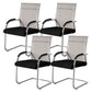 Modern & Contemporary Mid-Back Chair Conference Office Chair Grey 4 Piece Set Clearhalo 'furn' 'furn_office_chair' 'Furniture' 'Office Chairs' 'Office Furniture' 'office_chair' 6121107
