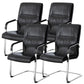 Modern & Contemporary Mid-Back Chair Conference Office Chair Gloss Black 4 Piece Set Clearhalo 'furn' 'furn_office_chair' 'Furniture' 'Office Chairs' 'Office Furniture' 'office_chair' 6121112