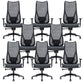 Contemporary Arm Chair Adjustable Arms Adjustable Seat Height Swive Office Chair