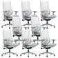 Contemporary Arm Chair Adjustable Arms Adjustable Seat Height Swive Office Chair