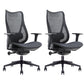 Contemporary Arm Chair Adjustable Arms Adjustable Seat Height Swive Office Chair