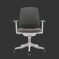 Contemporary Mid-Back Office Chair Gray Conference Fabric Swivel Chair Clearhalo 'furn' 'furn_office_chair' 'Furniture' 'Office Chairs' 'Office Furniture' 'office_chair' 6121243