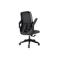 Flip-up Armrest Desk Chair Microfiber Desk High Back Chair Swivel Ergonomic Clearhalo 'furn' 'furn_office_chair' 'Furniture' 'Office Chairs' 'Office Furniture' 'office_chair' 6121255