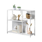Contemporary Book Shelf Metal Open Back Shelf Bookcase for Study Room