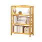 Adjustable Wood Book Shelf Bamboo Natural Shelf Bookcase Open Shelf Shelves Included 27.6"L x 9.8"W x 38.6"H Clearhalo 'Bookcases' 'furn' 'furn_bookcases' 'Furniture' 'Office Furniture' 6121439