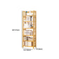 Adjustable Wood Book Shelf Bamboo Natural Shelf Bookcase Open Shelf Shelves Included Clearhalo 'Bookcases' 'furn' 'furn_bookcases' 'Furniture' 'Office Furniture' 6121464