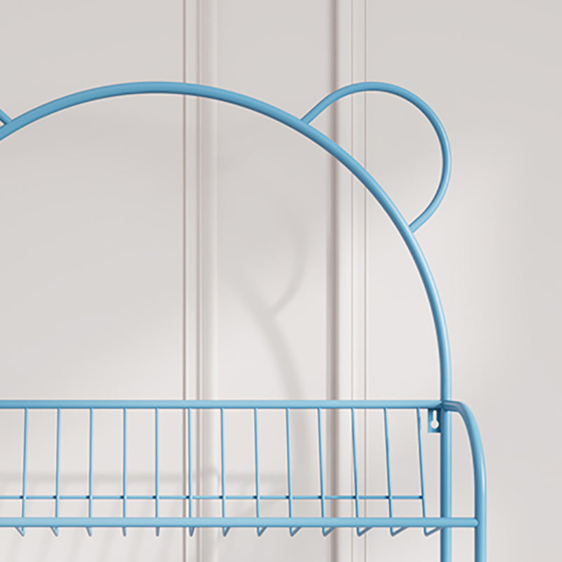 Contemporary Metal Shelf Bookcase 4 Shelf Open Back Bookshelf Clearhalo 'Bookcases' 'furn' 'furn_bookcases' 'Furniture' 'Office Furniture' 6121513