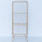 Metal Ladder Shelf Bookcase Glam Vertical Closed Back Book Shelf 14"L x 12"W x 35"H Clearhalo 'Bookcases' 'furn' 'furn_bookcases' 'Furniture' 'Office Furniture' 6121520