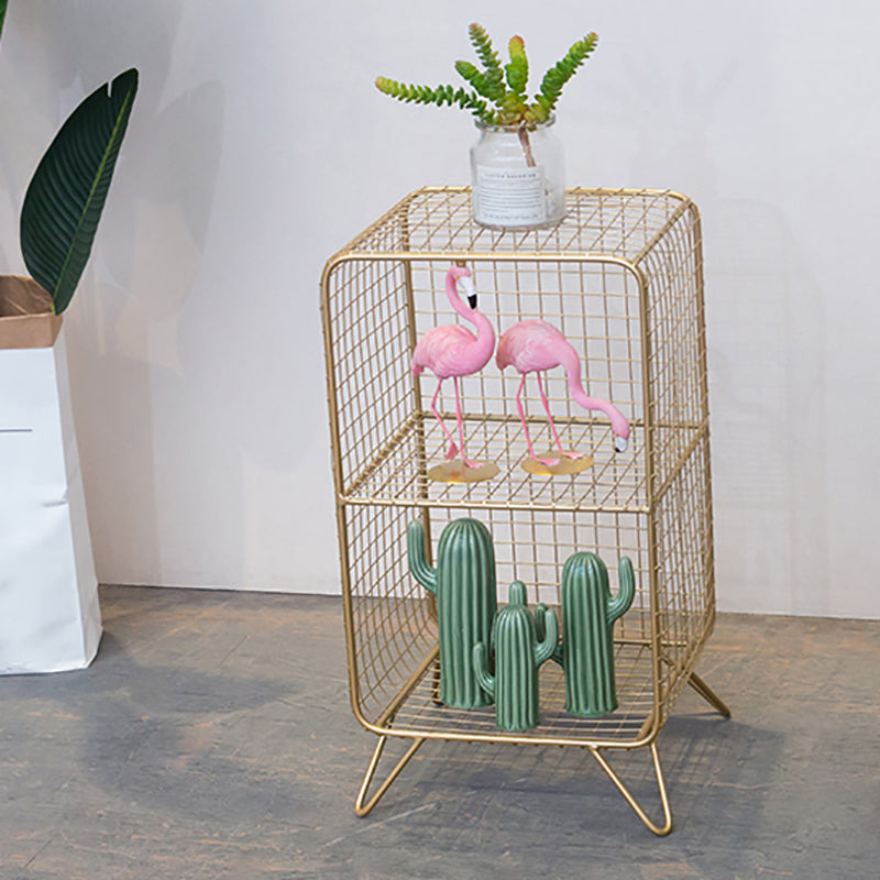 Metal Ladder Shelf Bookcase Glam Vertical Closed Back Book Shelf Clearhalo 'Bookcases' 'furn' 'furn_bookcases' 'Furniture' 'Office Furniture' 6121525