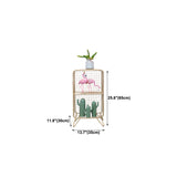 Metal Ladder Shelf Bookcase Glam Vertical Closed Back Book Shelf Clearhalo 'Bookcases' 'furn' 'furn_bookcases' 'Furniture' 'Office Furniture' 6121530