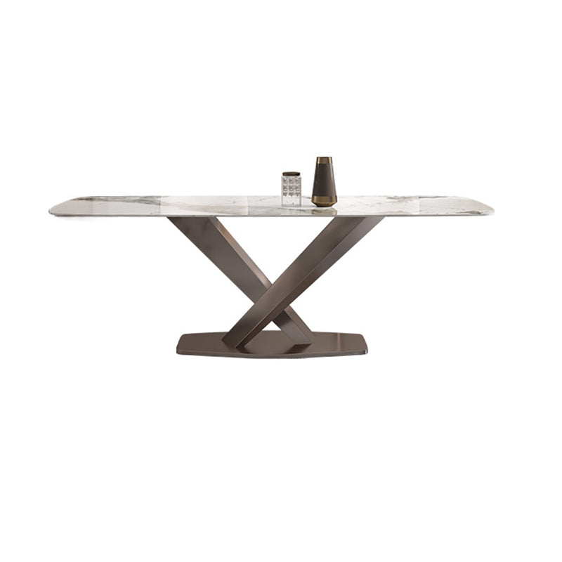 現代の長方形テーブルセット1/4/5/6/7ピースキッチン用ダイニングセット