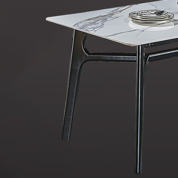 Ensemble de table rectangle de style contemporain 1/2/5 pièces Pièces Ensemble de restauration pour la cuisine