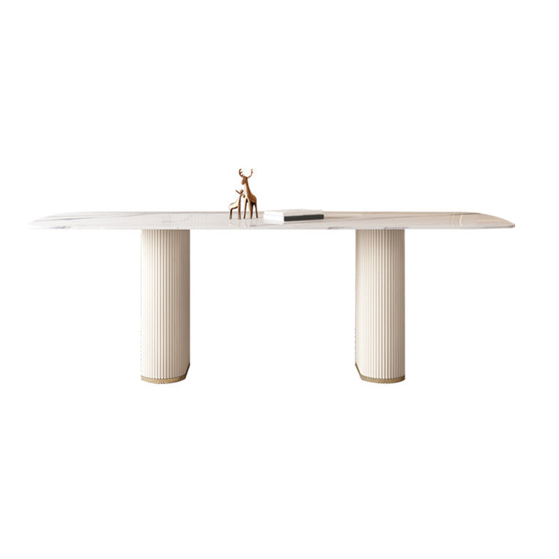 Glam Rectangle Table Set 1/4/5/7 Pieces Dining Set for Kitchen