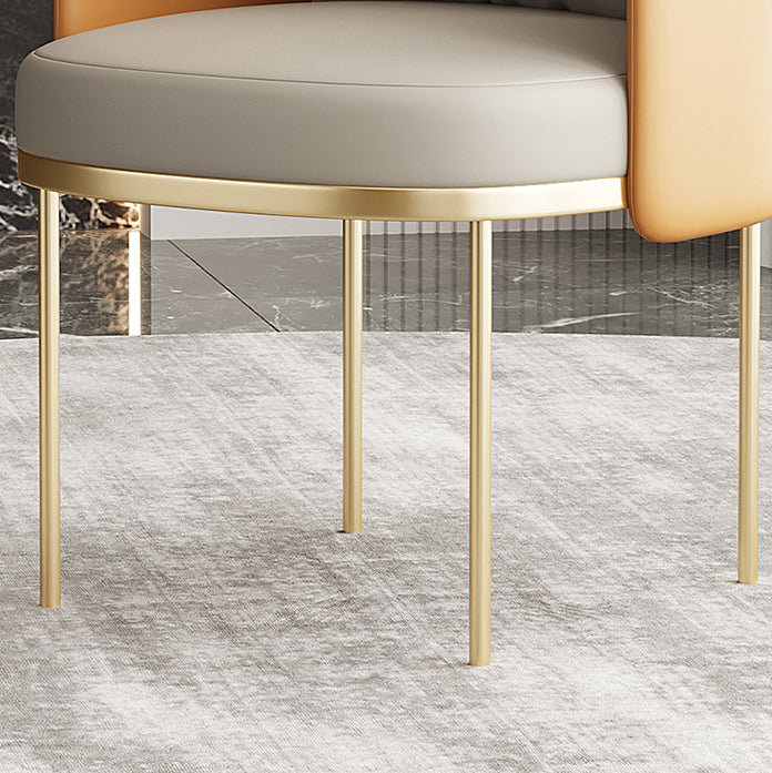 Modern Style Sintered Stone Dining Set Round 1/5 Pieces Dining Set for Home Use Clearhalo 'Dining Room Sets' 'Dining Tables & Seating' 'dining_room_set' 'furn' 'furn_dining_room_set' 'Furniture' 'Kitchen & Dining Furniture' 6121811