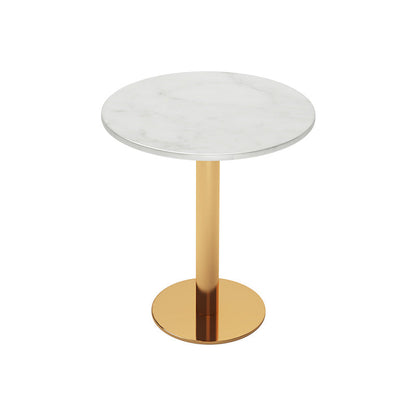 ホワイト1/5ピースダイニングセットモダンなスタイルフェイクマーブルダイニングテーブルセットセット