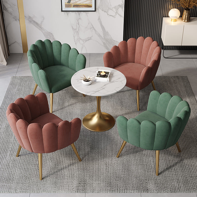 1/5ピースダイニングセットモダンなスタイルフェイクマーブルダイニングテーブルセットセット