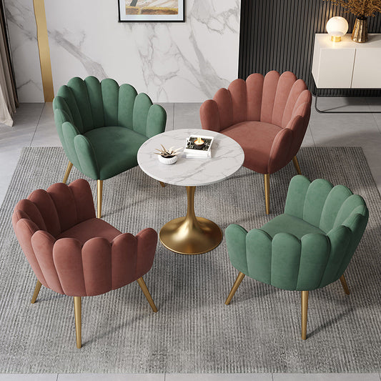 1/5ピースダイニングセットモダンなスタイルフェイクマーブルダイニングテーブルセットセット