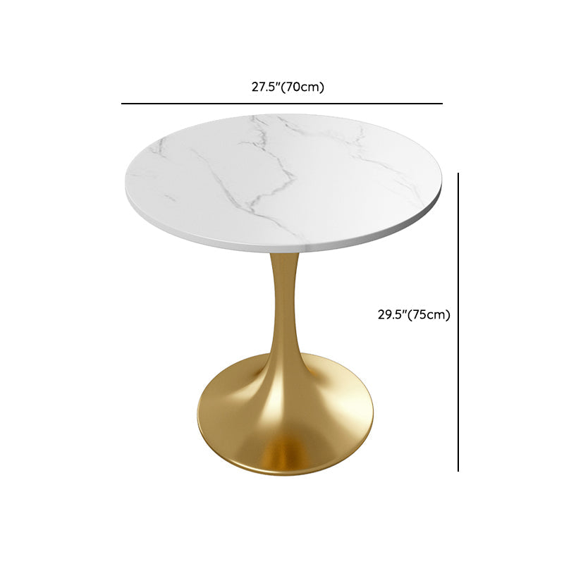 1/5ピースダイニングセットモダンなスタイルフェイクマーブルダイニングテーブルセットセット