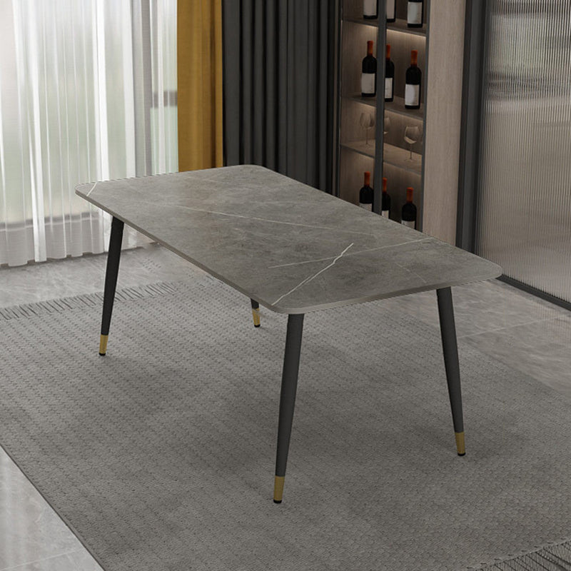 Modern 1/2/7 Pieces Dining Set Rectangle Stone Dining Table for Dining Room