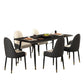 Modern 1/2/7 Pieces Dining Set Rectangle Stone Dining Table for Dining Room