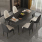 Modern 1/2/7 Pieces Dining Set Rectangle Stone Dining Table for Dining Room