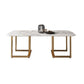 Modern 1/7 Pieces Dining Set Rectangle Stone Dining Table for Dining Room Kitchen