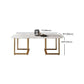 Modern 1/7 Pieces Dining Set Rectangle Stone Dining Table for Dining Room Kitchen