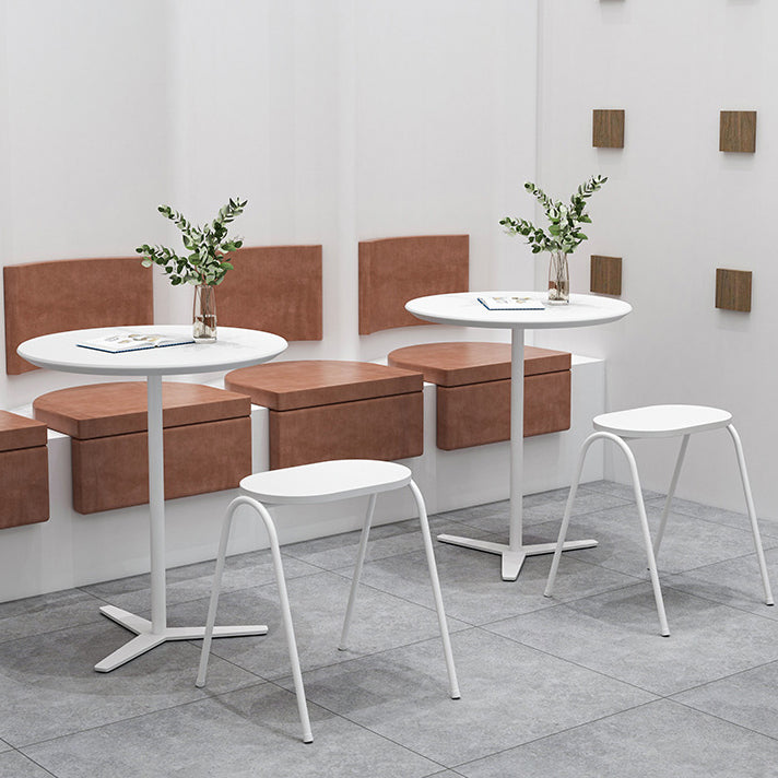 Nordic 1/2 Pieces Dining Set Round Wood Dining Table for Milk Tea Shop