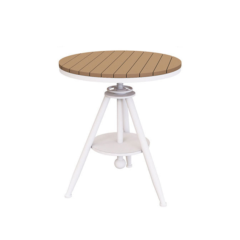 Nordic 1/2/3 Stücke Essgüter rund Plastikholz Esstisch für Balkon