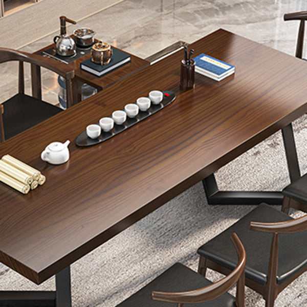 Industriële stijl rechthoekige tafel ingesteld 1/2/6/7 stukken eetgelegenheden voor keuken